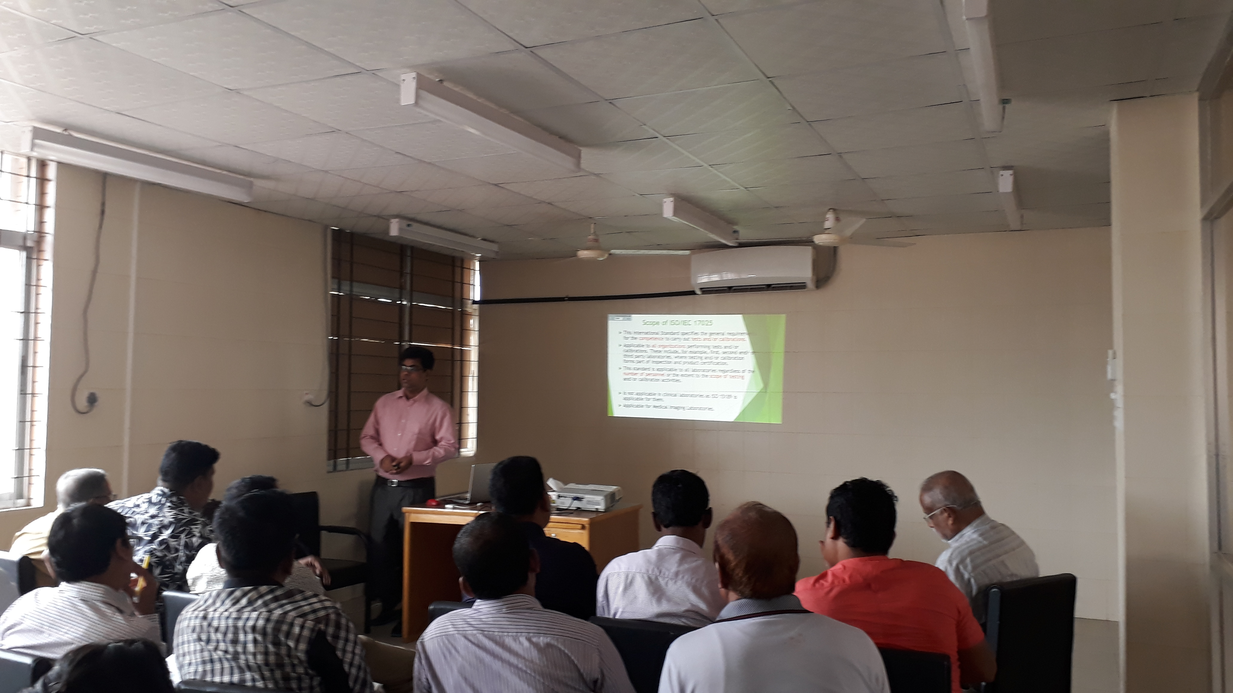 Conducted Training on ISO/IEC 17025 in Chittagong