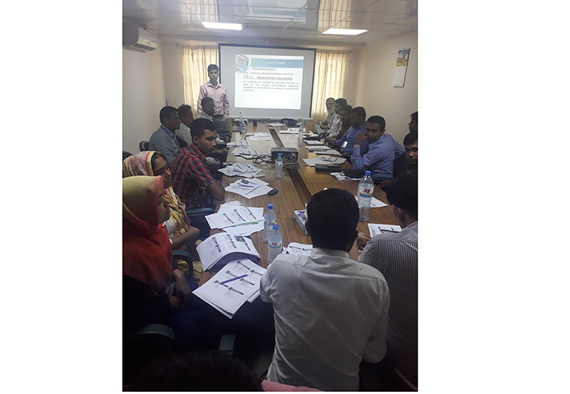 Conducted Training on ISO/IEC 17025 in Chittagong