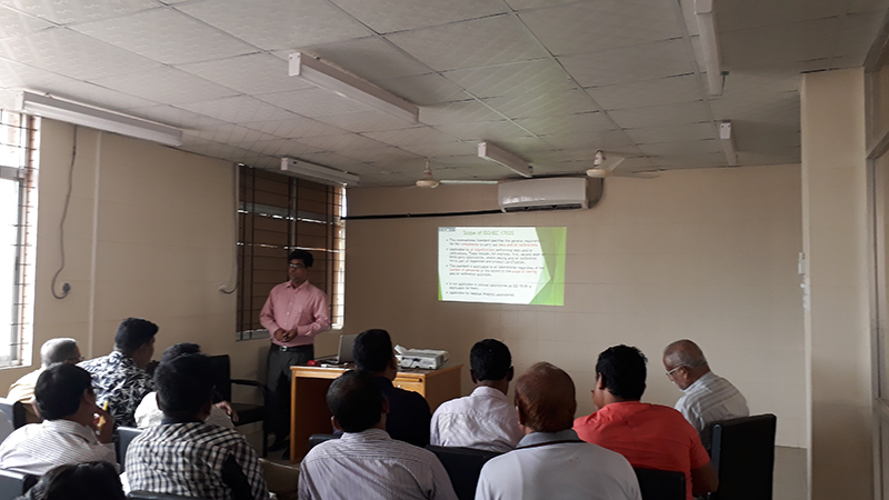 Conducted Training on ISO/IEC 17025 in Chittagong